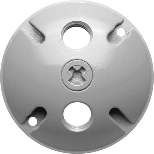 RAB C103 OUTDOOR ACCESSORY WEATHERPROOF COVER ROUND 3 HOLES