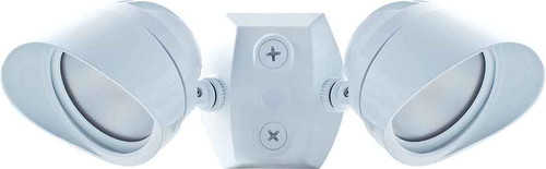 RAB BULLET2X12YW BULLET FLOOD KIT 2 X 12W WARM LED 120V W/ CU4 & HOOD WHITE