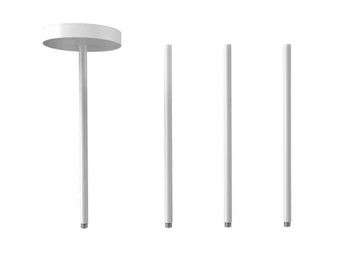 RAB CD34STEM-W CYL34 ACCESSORY 48" PENDANT STEM (4)-12" STEMS WHITE