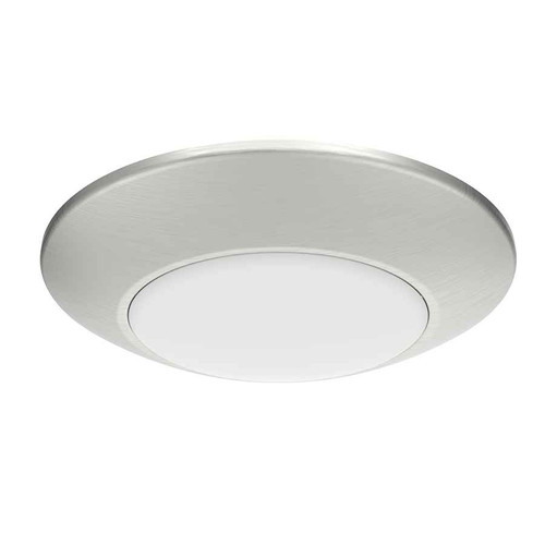 RAB DSK34-4R12940120BNS SURFACE FLUSH MOUNTS 750 LUMENS ECO DISK 4IN ROUND 12W 4000K CRI90 120V BRUSHED NICKEL