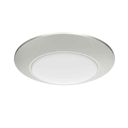 RAB DSK34-6R16940120BNS SURFACE FLUSH MOUNTS 1000 LUMENS ECO DISK 6IN ROUND 16W 4000K CRI90 120V BRUSHED NICKEL