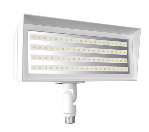 RAB FFLEDXSYW/PCU FLOODLIGHTS FFLED EXTRA SMALL 3000K 120V-277V KNUCKLE MOUNT WHITE 120V-277V BUTTON PHOTOCELL