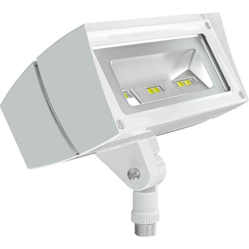 RAB FFLED18W/PCS2 FLOOD 2429 LUMENS FFLED LED 18W COOL 120V - 277V BRONZE 277V SWIVEL PHOTOCELL WHITE