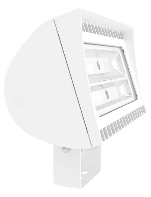 RAB FXLED125TYW/480 FLOOD 17710 LUMENS FXLED 125W WARM LED 480V TRUNNION WHITE