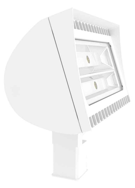 RAB FXLED105SFYW/480 FLOOD 14193 LUMENS FXLED 105W WARM LED 480V SLIPFITTER WHITE