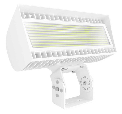 RAB FXLEDLTW FLOODLIGHTS 61887-72677 LUMENS FLEXFLOOD-L FIELD ADJUSTABLE 445-534W TRUNNION 5000K/4000K 120V-277V WHITE