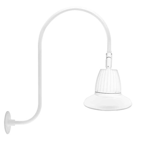 RAB GN3LED13YST11W DECORATIVE 596 LUMENS GOOSENECK 13W 3000K UP CURVE 30 INCHES HIGH & 25 INCHES FROM THE WALL STRAIGHT SHADE FLOOD 11 INCHES WHITE RAB GN3LED13YST11W DECORATIVE 596 LUMENS GOOSENECK 13W 3000K UP CURVE 30 INCHES HIGH & 25 INCHES FROM THE WALL STRAIGHT SHADE FLOOD 11 INCHES WHITE