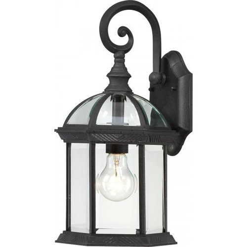 NUVO Lighting NUV-60-3496 Boxwood - 1 Light - 15 in. - Outdoor Wall with Clear Beveled Glass - Color retail packaging