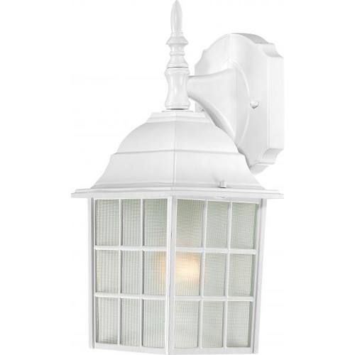 NUVO Lighting NUV-60-3480 Adams - 1 Light - 14 in. - Outdoor Wall with Frosted Glass - Color retail packaging