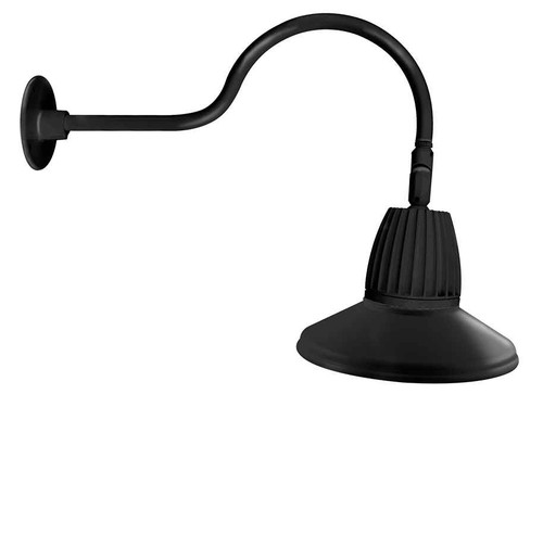 RAB GN1LED13YSSTB DECORATIVE 514 LUMENS GOOSENECK 13W 3000K 24 INCHES ARM STRAIGHT SHADE SPOT 15 INCHES BLACK RAB GN1LED13YSSTB DECORATIVE 514 LUMENS GOOSENECK 13W 3000K 24 INCHES ARM STRAIGHT SHADE SPOT 15 INCHES BLACK