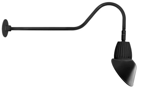 RAB GN2LED13YSAC11B DECORATIVE 344 LUMENS GOOSENECK 13W 3000K 35 INCHES ARM ANGLED CONE SPOT 11 INCHES BLACK RAB GN2LED13YSAC11B DECORATIVE 344 LUMENS GOOSENECK 13W 3000K 35 INCHES ARM ANGLED CONE SPOT 11 INCHES BLACK