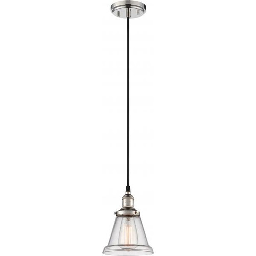 NUVO Lighting NUV-60-5402 Vintage - 1 Light - Pendant with Clear Glass - Vintage Lamp Included