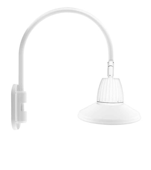 RAB GN4LED13NRSTW DECORATIVE 647 LUMENS GOOSENECK 13W 4000K 20 INCHES HIGH & 19 INCHES FROM THE WALL STRAIGHT SHADE RECTANGULAR 15 INCHES WHITE RAB GN4LED13NRSTW DECORATIVE 647 LUMENS GOOSENECK 13W 4000K 20 INCHES HIGH & 19 INCHES FROM THE WALL STRAIGHT SHADE RECTANGULAR 15 INCHES WHITE