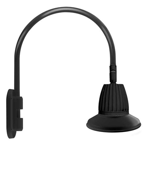 RAB GN4LED26NSST11B DECORATIVE 1319 LUMENS GOOSENECK 26W 4000K 20 INCHES HIGH & 19 INCHES FROM THE WALL STRAIGHT SHADE SPOT 11 INCHES BLACK RAB GN4LED26NSST11B DECORATIVE 1319 LUMENS GOOSENECK 26W 4000K 20 INCHES HIGH & 19 INCHES FROM THE WALL STRAIGHT SHADE SPOT 11 INCHES BLACK