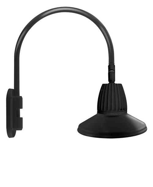 RAB GN4LED13NSTB DECORATIVE 577 LUMENS GOOSENECK 13W 4000K 20 INCHES HIGH & 19 INCHES FROM THE WALL STRAIGHT SHADE FLOOD 15 INCHES BLACK RAB GN4LED13NSTB DECORATIVE 577 LUMENS GOOSENECK 13W 4000K 20 INCHES HIGH & 19 INCHES FROM THE WALL STRAIGHT SHADE FLOOD 15 INCHES BLACK