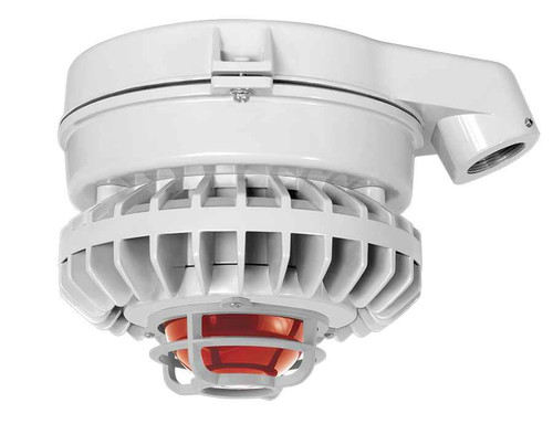 RAB HAZSLED26FR-DG HAZARDOUS LIGHTING HAZSLED 26W RED FROSTED GLOBE DIE CAST GUARD GRAY