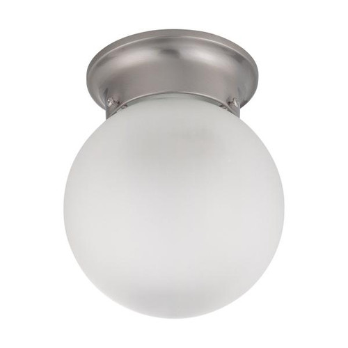 NUVO Lighting NUV-60-3249 1 Light - 6 in. - Ceiling Mount with Frosted White Glass