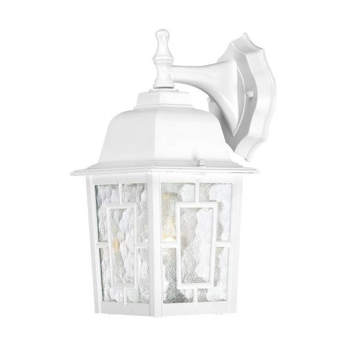 NUVO Lighting NUV-60-3484 Banyan - 1 Light - 12 in. - Outdoor Wall with Clear Water Glass - Color retail packaging