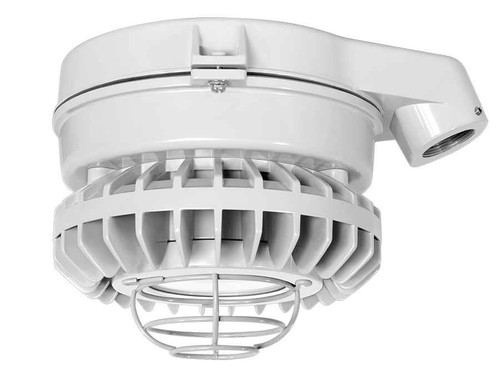 RAB HAZSLED26FF-G HAZARDOUS LIGHTING 2287 LUMENS HAZSLED 26W FROSTED FLAT LENS WIRE GURAD GRAY