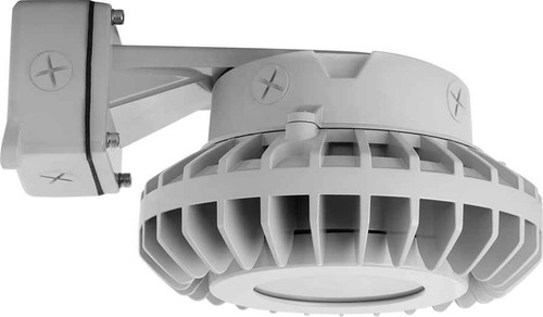 RAB HAZBLED80FF HAZARDOUS LIGHTING 6768 LUMENS HAZBLED 80W 5000K FROSTED FLAT LENS WALL BRACKET GRAY