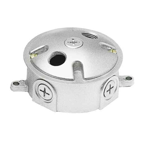 RAB LRT3-3/4 OUTDOOR ACCESSORY WEATHERPROOF 3 INCHES BOX RD 3/4 TAP & COVER WITH THREE 1/2 INCH HOLES