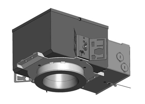 RAB NDIC4R12D/E2 RECESSED DOWNLIGHTS 4 INCHES ROUND 12W DIMMABLE BATTERY BACKUP