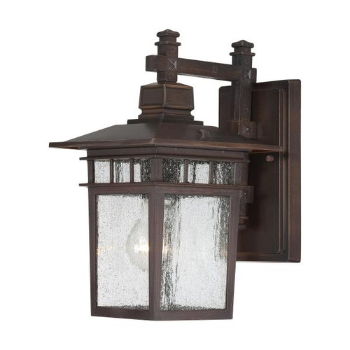 NUVO Lighting NUV-60-4952 Cove Neck - 1 Light - 12 in. - Outdoor Lantern with Clear Seed Glass