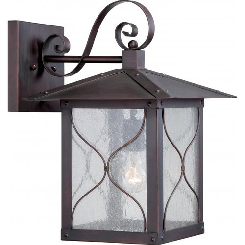 NUVO Lighting NUV-60-5613 Vega - 1 light - 11 in. - Outdoor Wall Fixture with Clear Seed Glass