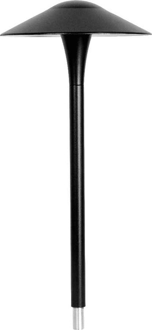 RAB LLFCLED6LVYYB LANDSCAPE 252 LUMENS FERN PAGODA FULL CUTOFF SHADE 6W 12V AC 2700K SPIKE8 TEXTURED BLACK