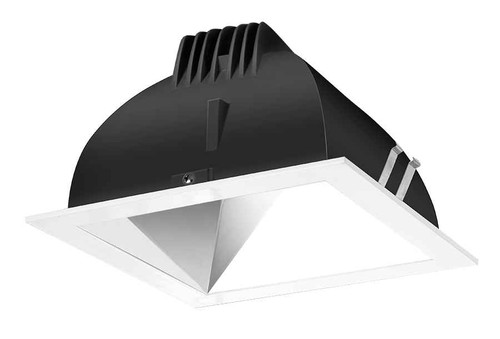 RAB NDLED4SD-50YNHC-S-W RECESSED DOWNLIGHTS 12 LUMENS NDLED4SD 4 INCH SQUARE UNIVERSAL DIMMING 50 DEGREE BEAM SPREAD 3500K 90CRI SPECULAR CONE WHITE TRIM