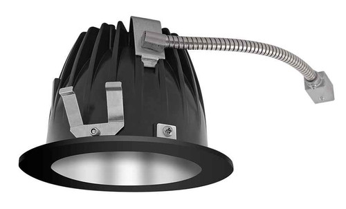 RAB NDLED6RD-80YNHC-S-B RECESSED DOWNLIGHTS 20 LUMENS NDLED6RD 6 INCH ROUND UNIVERSAL DIMMING 80 DEGREE BEAM SPREAD 3500K 90CRI SPECULAR CONE BLACK TRIM