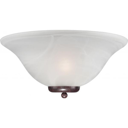 NUVO Lighting NUV-60-5378 Ballerina - 1 Light - Wall Sconce - Old Bronze with Alabaster Glass