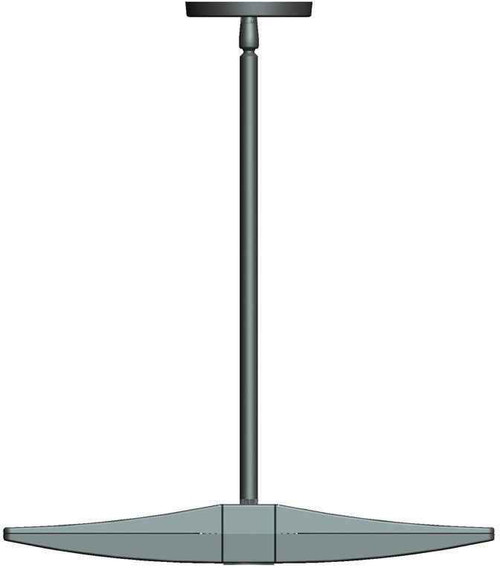 RAB PLED2X10Y/UP ARCHITECTURAL 2481 LUMENS PLED PENDANT MOUNT 20W 3000K 120V-277V BRONZE
