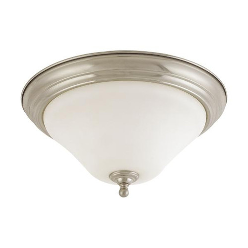 NUVO Lighting NUV-60-1826 Dupont - 2 Light - 15 in. - Flush Mount with Satin White Glass