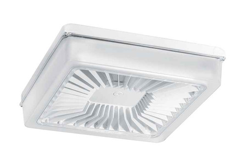 RAB PRT105NW GARAGE LIGHTS 12076 LUMENS DIM PORTO XL 18 INCHES 105W NEUTRAL LED 120V-277V POLYCARBONATE LENS WHITE