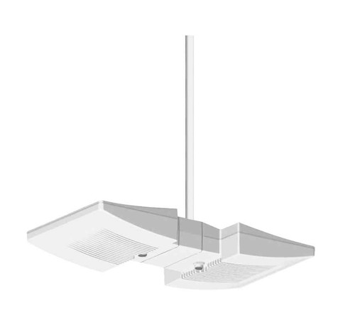 RAB PLED2X26W/UP ARCHITECTURAL 5519 LUMENS PLED PENDANT MOUNT 52W 5000K 120V-277V WHITE
