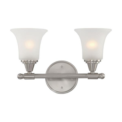 NUVO Lighting NUV-60-4142 Surrey - 2 Light - Vanity Fixture with Frosted Glass