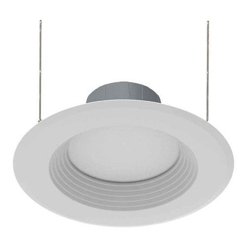 RAB R6R8950120WB RETROFIT DOWNLIGHTS 742 LUMENS RETROFIT DOWNLIGHT 8W 6 INCHES ROUND 90CRI 5000K 120V WHITE BAFFLE