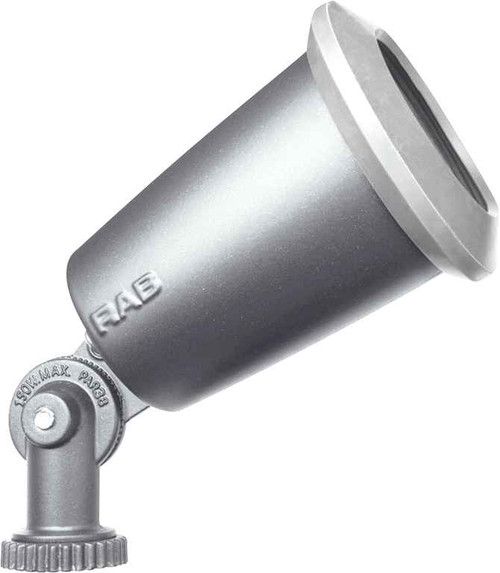 RAB R90MS LANDSCAPE 1900 LUMENS FLOOD MOLDED GASKET 150W PAR38 MAX SILVER GRAY
