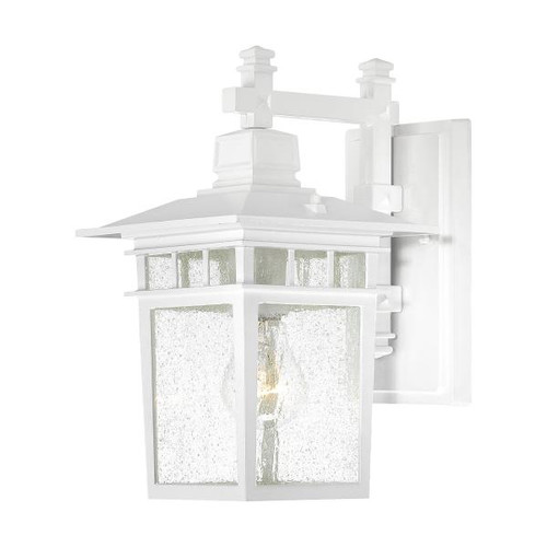 NUVO Lighting NUV-60-3491 Cove Neck - 1 Light - 12 in. - Outdoor Lantern with Clear Seed Glass - Color retail packaging
