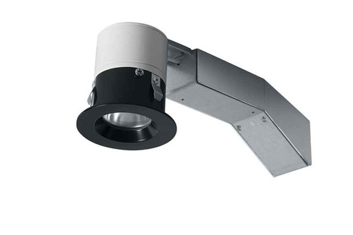 RAB RDLED2R8-30YYHC-TB RECESSED DOWNLIGHTS 485 LUMENS RDLED2R8 2 INCH ROUND 8W 30 DEGREE BEAM SPREAD 90CRI 2700K 1/2 INCH TRIM BLACK TRIM RING