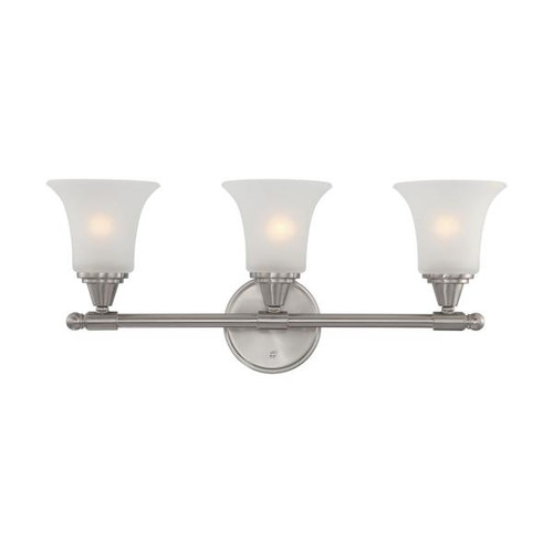 NUVO Lighting NUV-60-4143 Surrey - 3 Light - Vanity Fixture with Frosted Glass