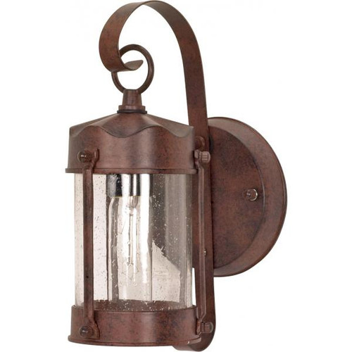 NUVO Lighting NUV-60-3461 1 Light - 10-5/8 in. - Wall Lantern - Piper Lantern with Clear Seed Glass - Color retail packaging