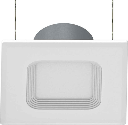 RAB R6S10830120WB RETROFIT DOWNLIGHTS 1081 LUMENS RETROFIT DOWNLIGHT 10W 6 INCHES SQUARE 80CRI 3000K 120V WHITE BAFFLE