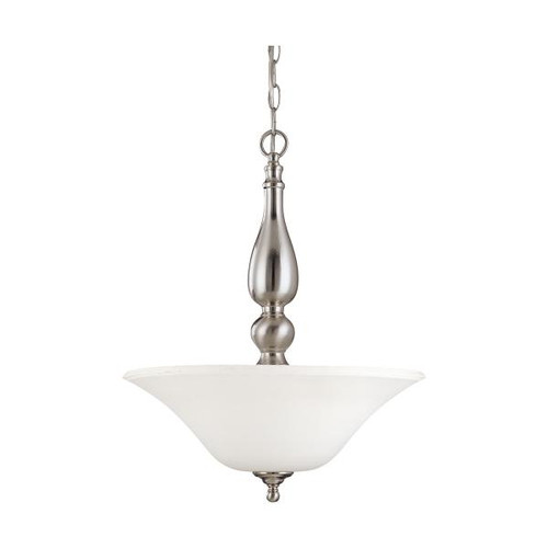 NUVO Lighting NUV-60-1828 Dupont - 3 Light - Pendant with Satin White Glass