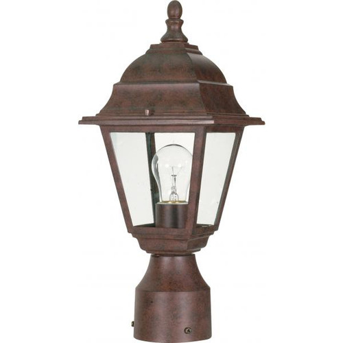 NUVO Lighting NUV-60-547 Briton - 1 Light - 14 in. - Post Lantern with Clear Glass