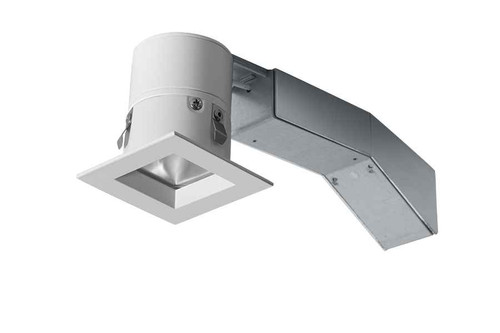 RAB RDLED2S8-40N-TW RECESSED DOWNLIGHTS 722 LUMENS RDLED2S8 2 INCH SQUARE 8W 40 DEGREE BEAM SPREAD 80CRI 4000K 1/2 INCH TRIM WHITE TRIM RING