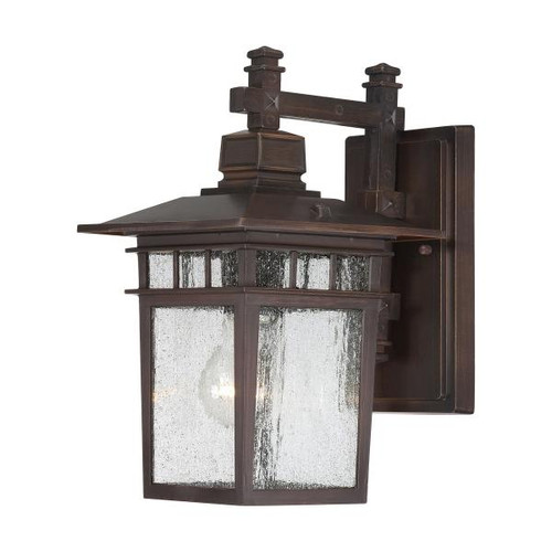 NUVO Lighting NUV-60-3492 Cove Neck - 1 Light - 12 in. - Outdoor Lantern with Clear Seed Glass - Color retail packaging