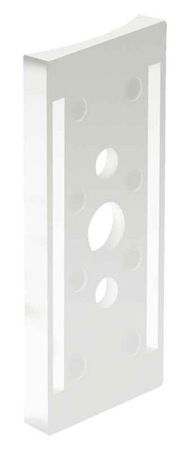 RAB RPA6W AREA LIGHTS ROUND POLE ADAPTOR 6 INCHES RND WHITE AL ALX AJ ALED52 ALED78 TO 150