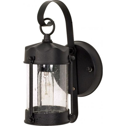 NUVO Lighting NUV-60-3462 1 Light - 10-5/8 in. - Wall Lantern - Piper Lantern with Clear Seed Glass - Color retail packaging